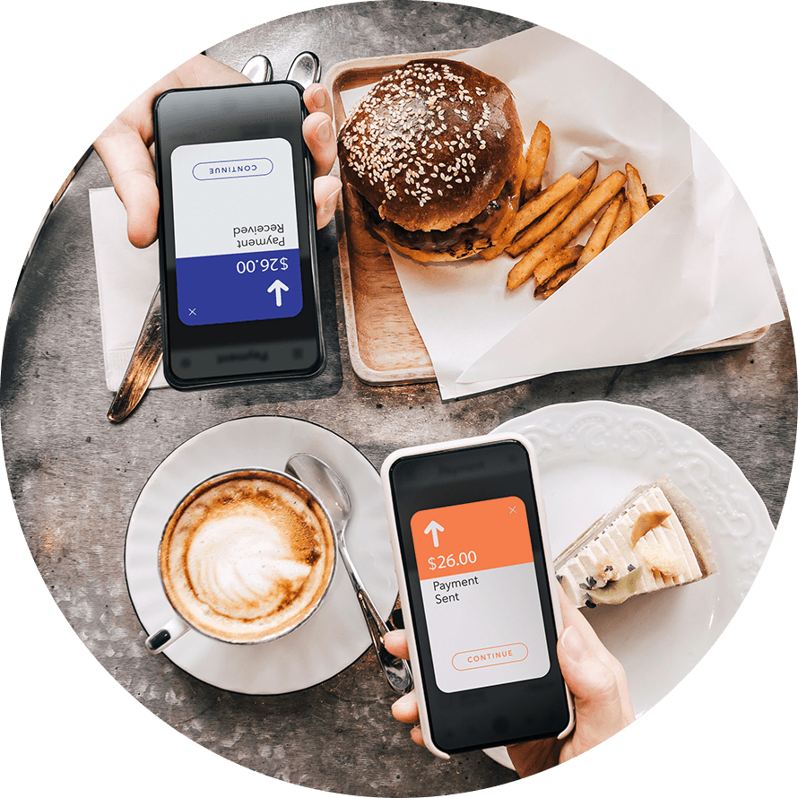 sending money to friend for lunch