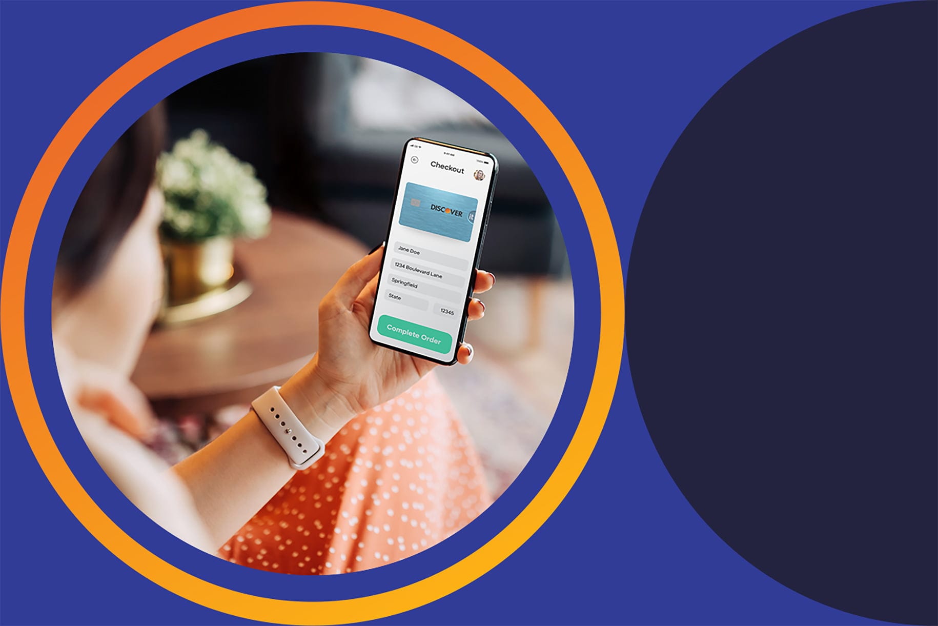 using Discover card online 