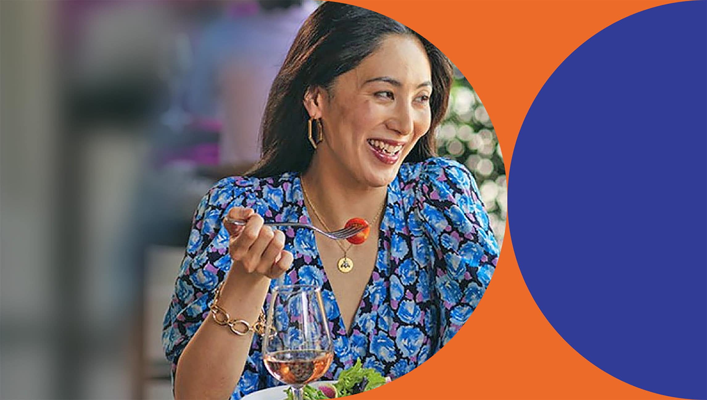 women eating at restaurant