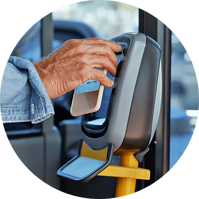 phone payment for bus fare